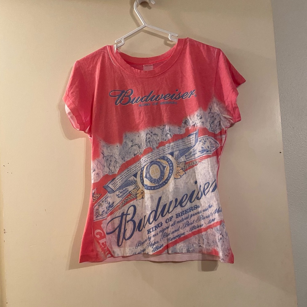 Budweiser women’s t shirt (small)